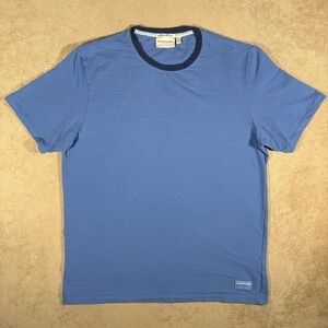 Scotch & Soda Amsterdam Short Sleeve Tee Shirt Blue Men's Size X-Large